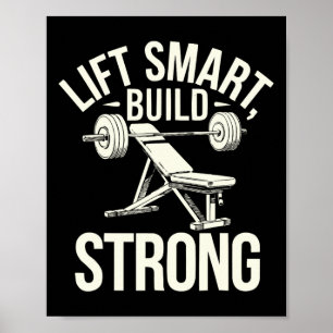 Incline Bench Press Bodybuilding Fitness Workout G Poster