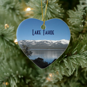 Incline Village, North Shore Sjö Tahoe Julgransprydnad Keramik