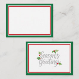 Include A Personal Note with your Christmas Gift Anteckningskort