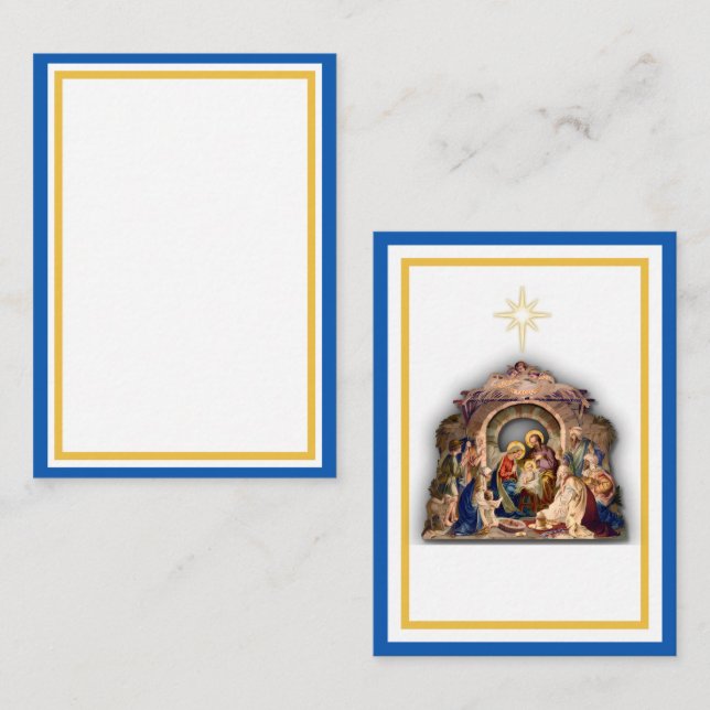 Include A Personal Note with your Christmas Gift Anteckningskort (Fram/baksida)