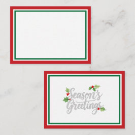 Include A Personal Note with your Christmas Gift Anteckningskort