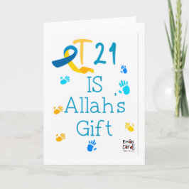 Inclusion for Down Syndrome - Allah's Gift Kort