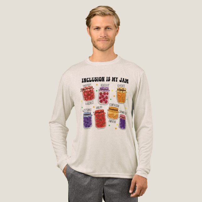 Inclusion is my Jam Funny T Shirt (Hel framsida)