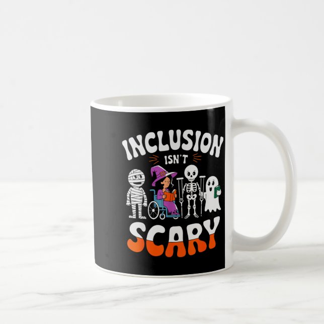 Inclusion Isn't Y Sped Halloween Special Education Kaffemugg (Höger)