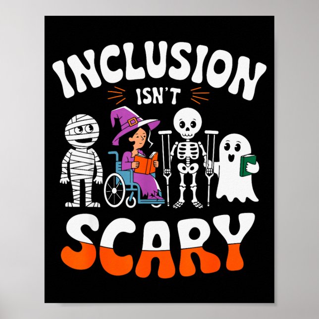 Inclusion Isn't Y Sped Halloween Special Education Poster (Framsidan)