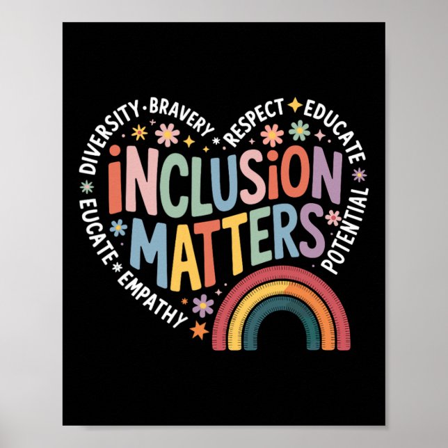 Inclusion Problems Special Education Teacher Sped  Poster (Framsidan)