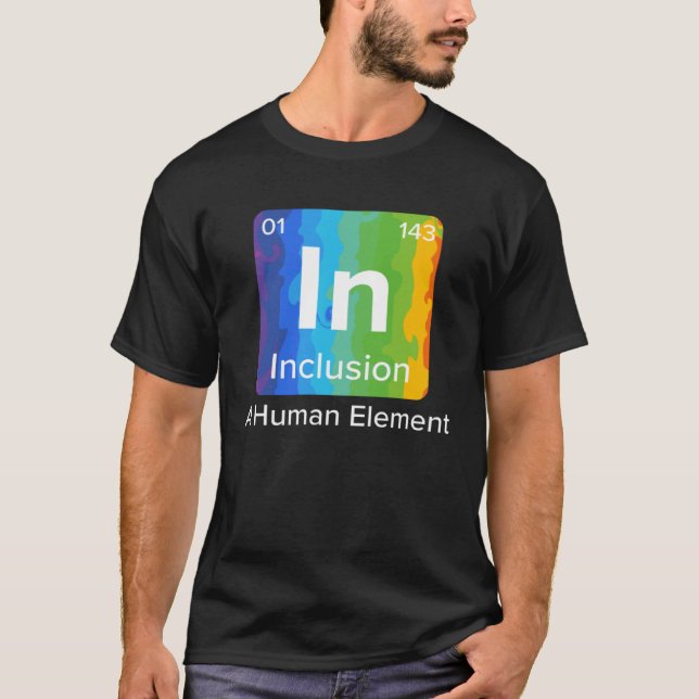 Inclusion Solidarity Compassion for handicap Diver T Shirt (Framsida)