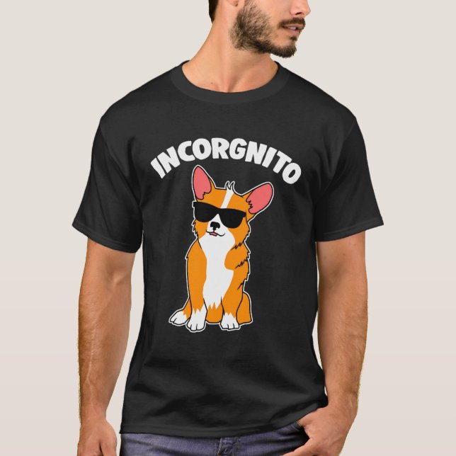 Incognito Corgi T Shirt (Framsida)