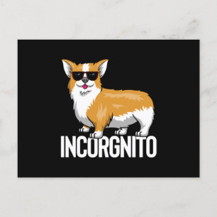 Incognito Corgi Vykort