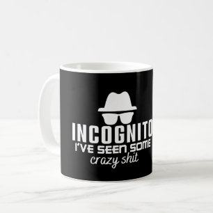 INCOGNITO JAG HAR SETT NÅGRA CRAZY SHIT-Kodningspu Kaffemugg