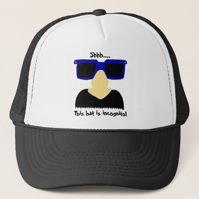 Incognito Mustache & Glass Hat Keps (Framsida)