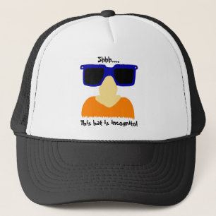 Incognito Mustache & Glass Hat Keps