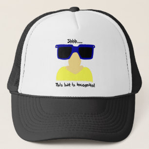 Incognito Mustache & Glass Hat Truckerkeps