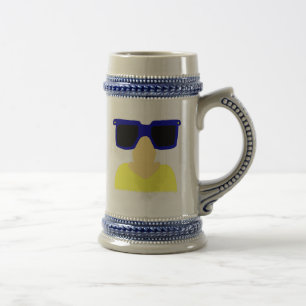Incognito Mustache & Glasses Blonde Stein Sejdel