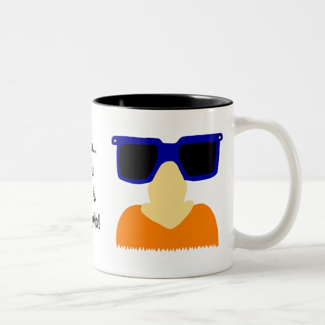 Incognito Mustache & Glasses Mugg (Höger)