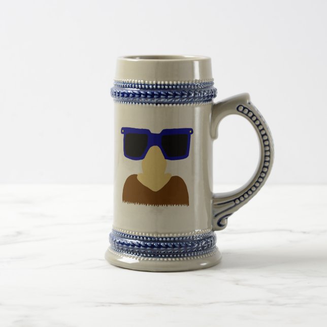 Incognito Mustasch & Glasögon Stein Sejdel (Höger)