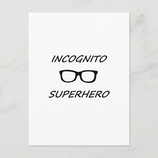 Incognito Superassistance 01B Vykort (Framsida)