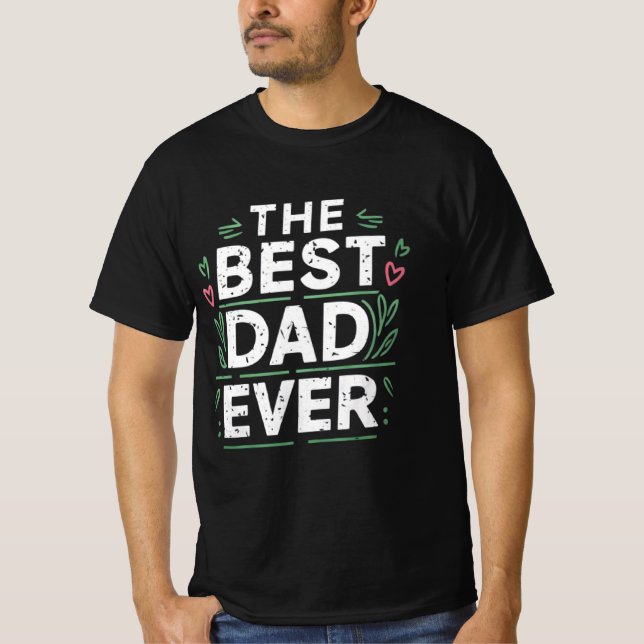 Incomparable Father T Shirt (Framsida)