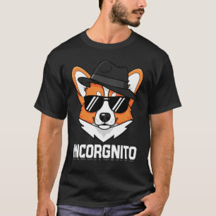 Incorgnito Stealthy Corgi i Shades T Shirt
