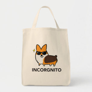 Incorgnito Tote Bag - Red Tricolor Corgi Tygkasse