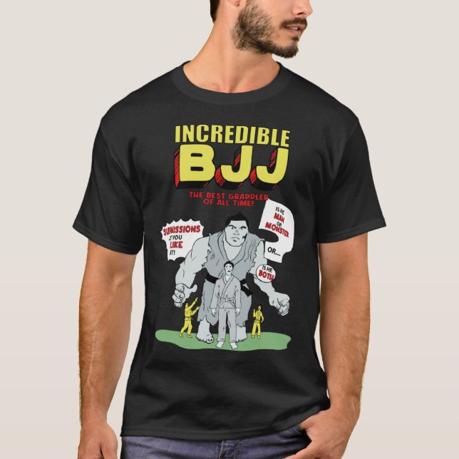 Incredible BJJ Brazilian Jiu Jitsu BJJ MMA T Shirt (Framsida)
