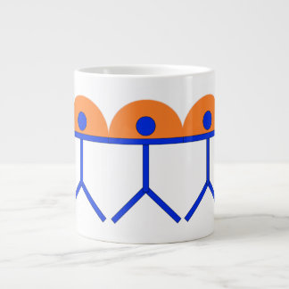 Indalo Man Blue och Orange Sol Jumbo Mugg