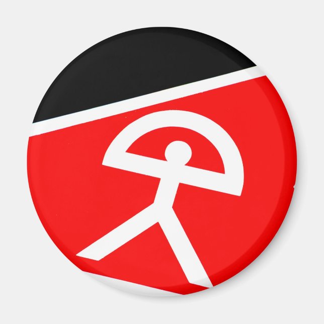 Indalo Man från Almeriaregionen i Spanien Magnet (Framsidan)