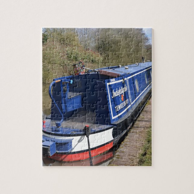 Indefatigable Narrowboat Pussel (Vertikal)