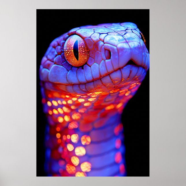 Indelning av nyanser med Hypnotic Ögon och Sci-Fi  Poster (Framsidan)