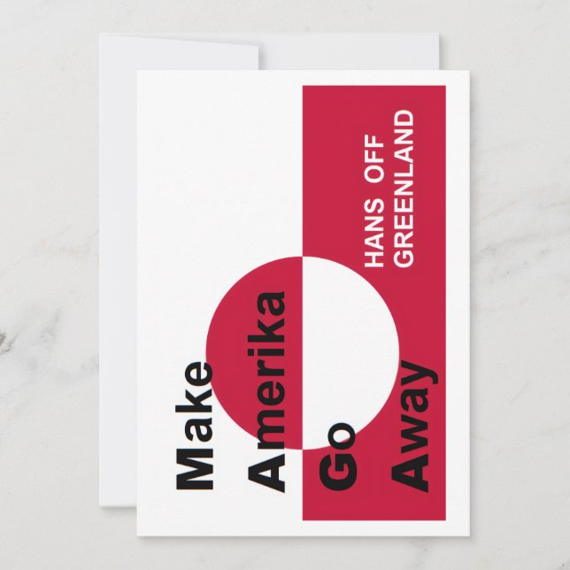 Independant Greenland Julkort (Framsida)