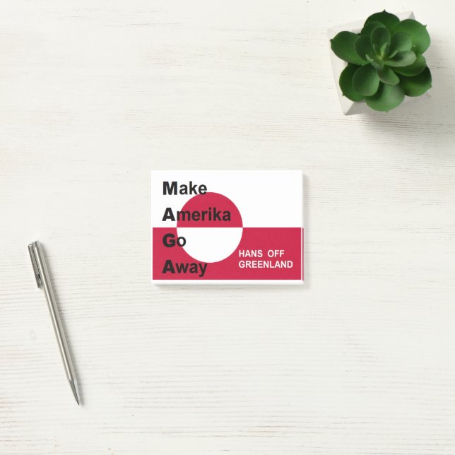 Independant Greenland Post-it Block (Kontor)