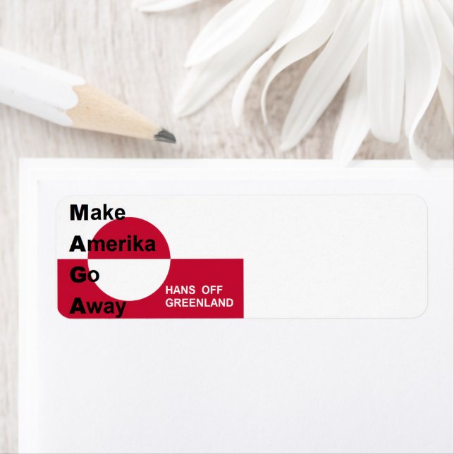 Independant Greenland Returadress Etikett (Insitu)