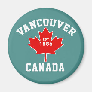 Independence day 1886 för Vancouver flaggaEst Magnet