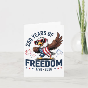 Independence day 2026 - 250 år Usa Premium _1 Kort