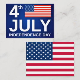Independence day 4:e juli-kortet Patriotic USA Anteckningskort