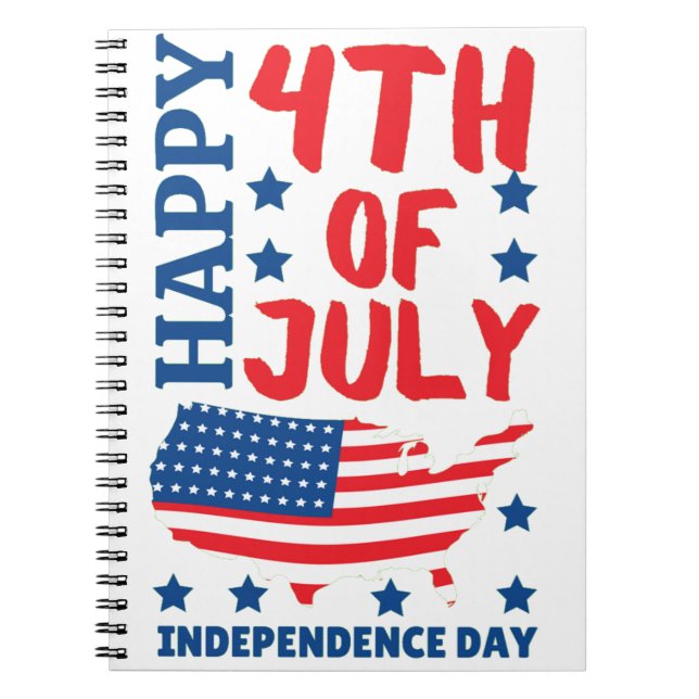INDEPENDENCE DAY 4 JULI ANTECKNINGSBOK (Framsidan)