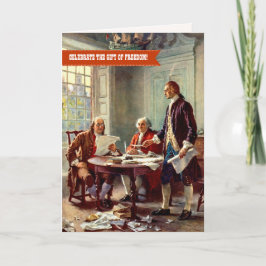 Independence day, 4 juli Fine Art Kort