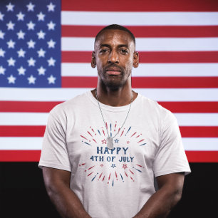 Independence day 4 juli: Patriotisk amerikan T Shirt