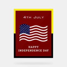 Independence day-akryltecken - USA-Pride