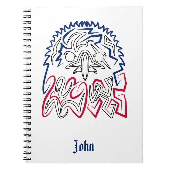 Independence day American Eagle Anteckningsbok (Framsidan)