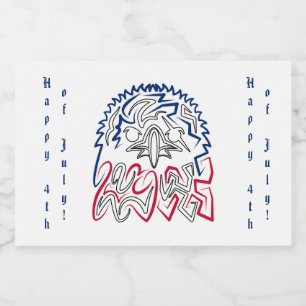 Independence day American Eagle Spritflaskor Etikett