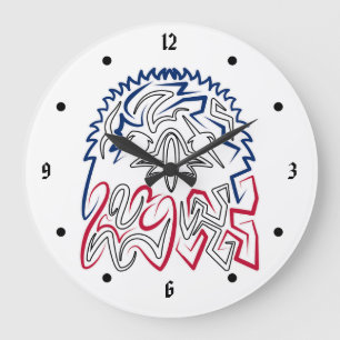 Independence day American Eagle Stor Klocka