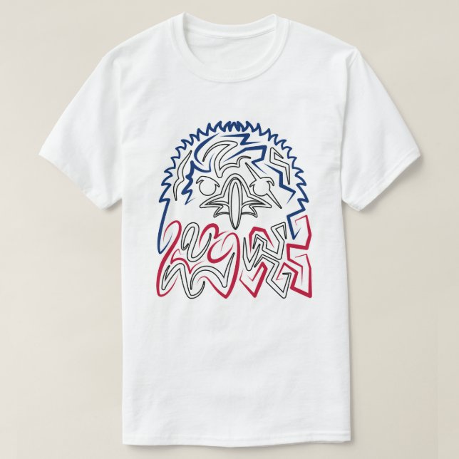 Independence day American Eagle T Shirt (Design framsida)