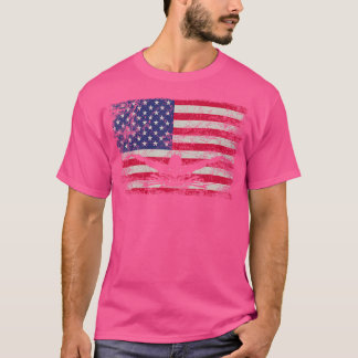Independence day American Flagga 4:e juli Swimmer  T Shirt