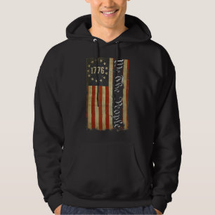 Independence day American Flagga Patriotic 1776 We Hoodie