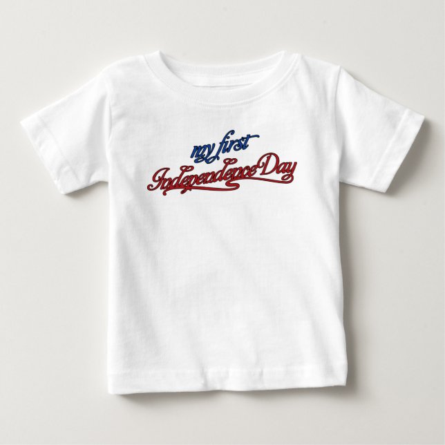 Independence day Baby, 4 juli, skjorta Tee (Framsida)