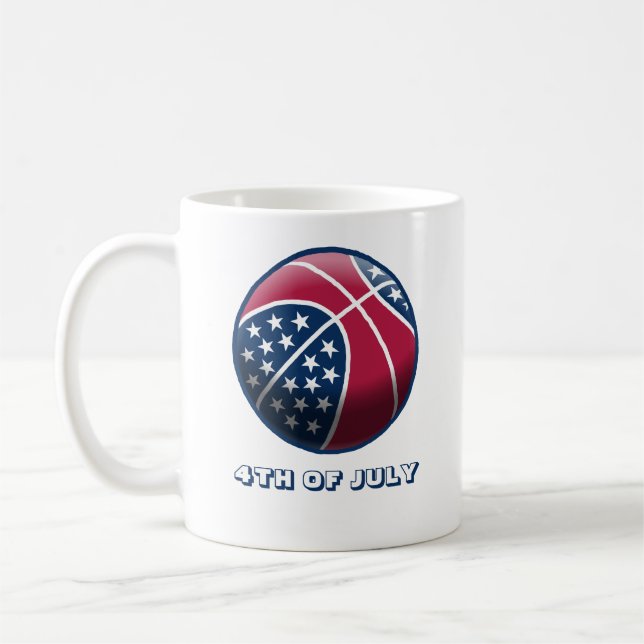 Independence day Basketball Kaffemugg (Vänster)