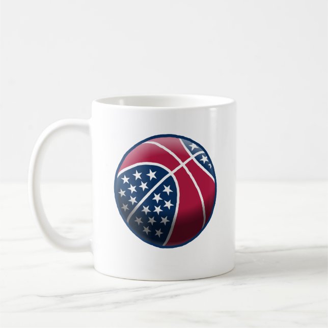 Independence day Basketball Kaffemugg (Vänster)