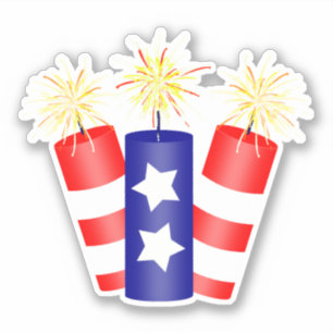 Independence day brandsläckare klistermärken