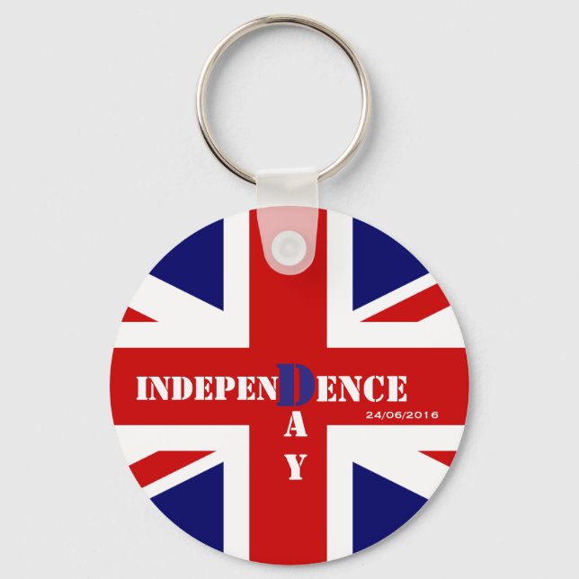 Independence day Brexit Anpassningsbar 26.6.2016 Nyckelring (Framsida)